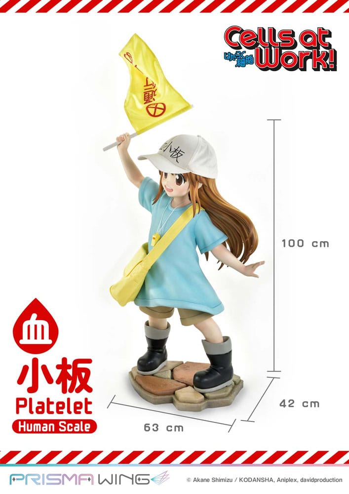 PRIME 1 - Cells at Work! Life Scale Masterline Series Statue Platelet