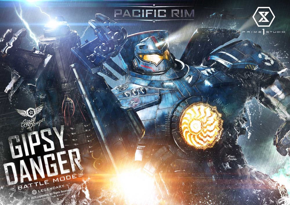 PRIME 1 - Pacific Rim Life Size Bust 1/1 Gipsy Danger Battle Mode