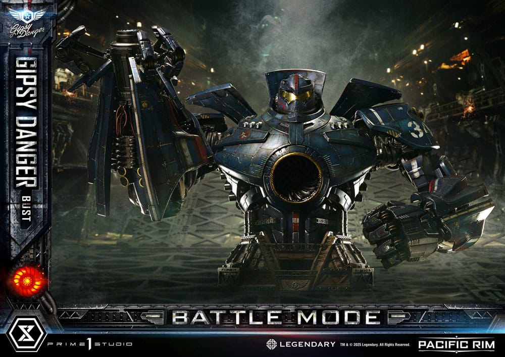 PRIME 1 - Pacific Rim Life Size Bust 1/1 Gipsy Danger Battle Mode