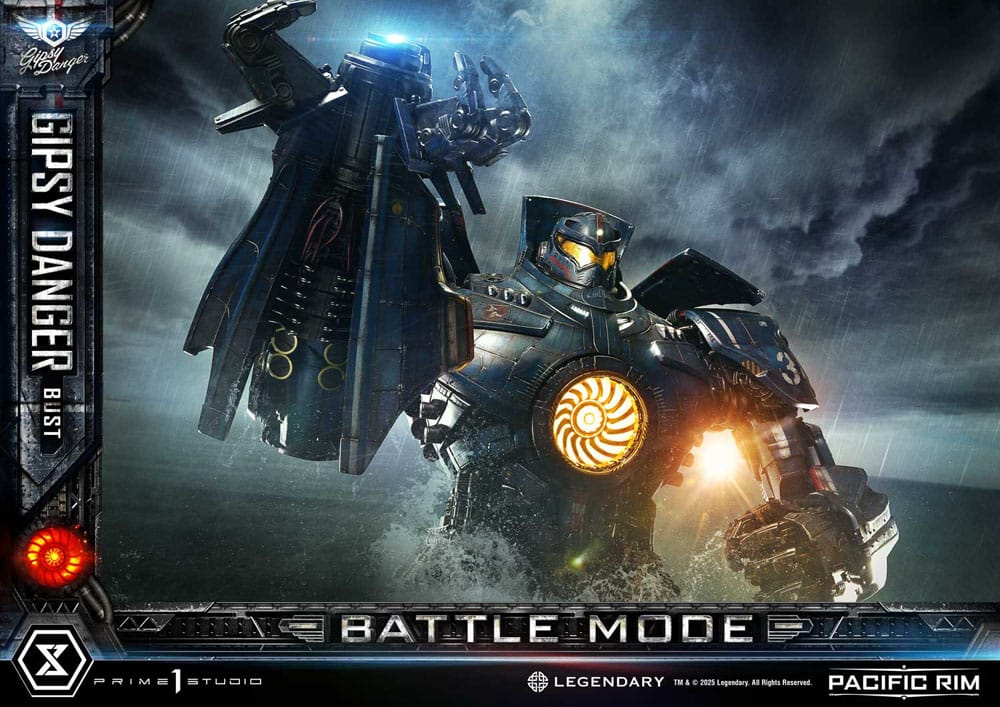 PRIME 1 - Pacific Rim Life Size Bust 1/1 Gipsy Danger Battle Mode