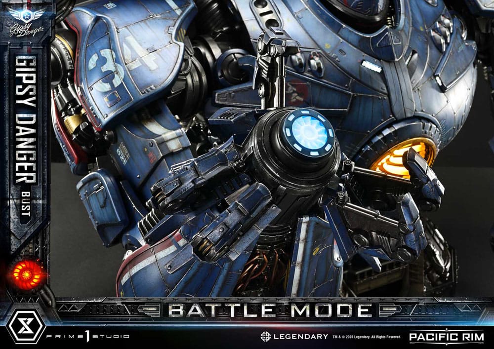 PRIME 1 - Pacific Rim Life Size Bust 1/1 Gipsy Danger Battle Mode