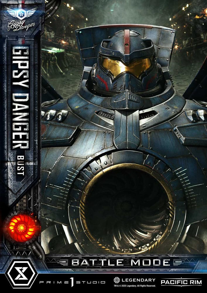 PRIME 1 - Pacific Rim Life Size Bust 1/1 Gipsy Danger Battle Mode