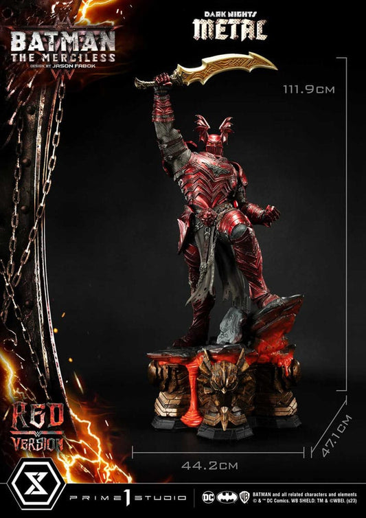 PRIME 1 STUDIOS - Dark Nights Death Metal Statue 1:3 The Mericless Red Ver