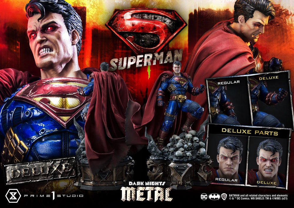 PRIME 1 STUDIOS - Dc Comics - Statue 1:3 Superman DeLuxe Bonus Ver