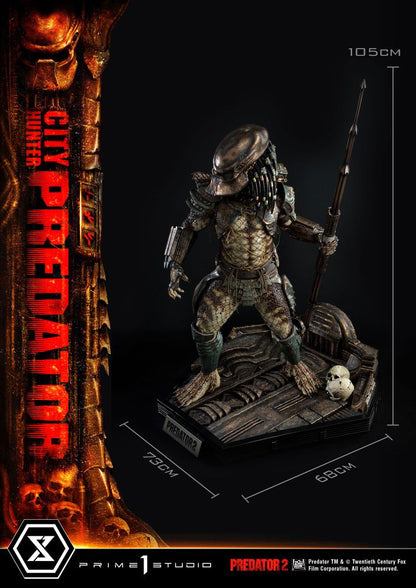 PRIME 1 STUDIOS - Predator 2 Museum Masterline Statue 1:3 City Hunter Predator
