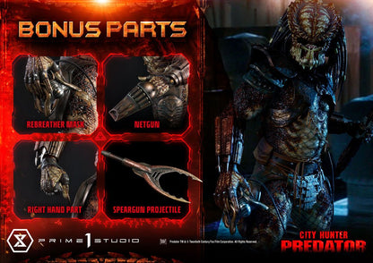 PRIME 1 STUDIOS - Predator 2 Museum Masterline Statue 1:3 City Hunter Predator DeLuxe Bonus Ver