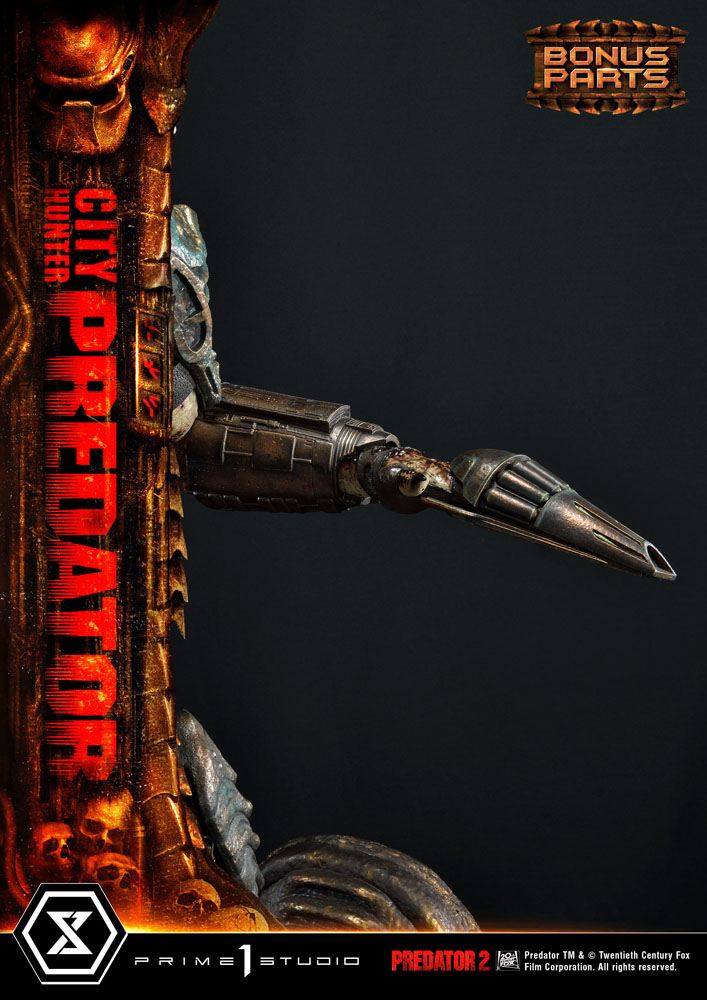 PRIME 1 STUDIOS - Predator 2 Museum Masterline Statue 1:3 City Hunter Predator DeLuxe Bonus Ver