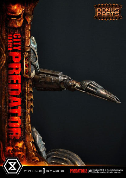 PRIME 1 STUDIOS - Predator 2 Museum Masterline Statue 1:3 City Hunter Predator DeLuxe Bonus Ver