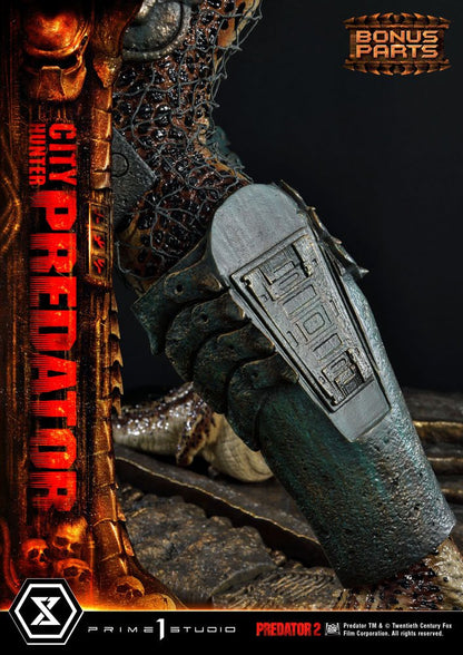 PRIME 1 STUDIOS - Predator 2 Museum Masterline Statue 1:3 City Hunter Predator DeLuxe Bonus Ver