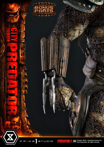 PRIME 1 STUDIOS - Predator 2 Museum Masterline Statue 1:3 City Hunter Predator DeLuxe Bonus Ver