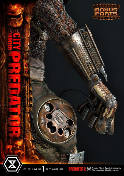 PRIME 1 STUDIOS - Predator 2 Museum Masterline Statue 1:3 City Hunter Predator DeLuxe Bonus Ver