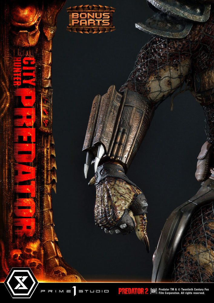 PRIME 1 STUDIOS - Predator 2 Museum Masterline Statue 1:3 City Hunter Predator DeLuxe Bonus Ver