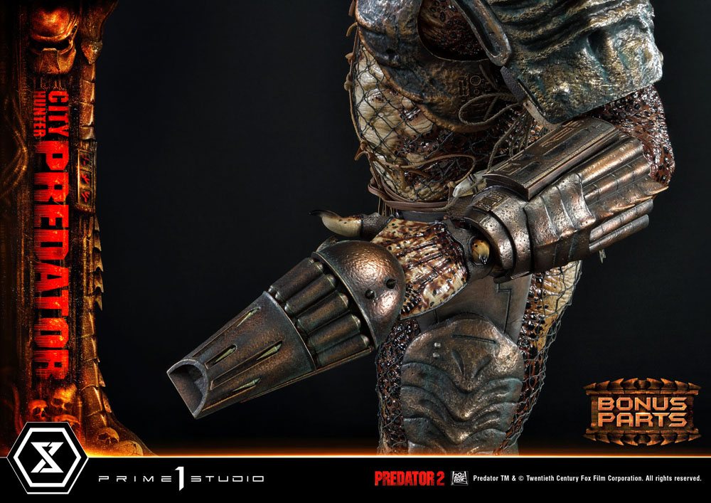 PRIME 1 STUDIOS - Predator 2 Museum Masterline Statue 1:3 City Hunter Predator DeLuxe Bonus Ver