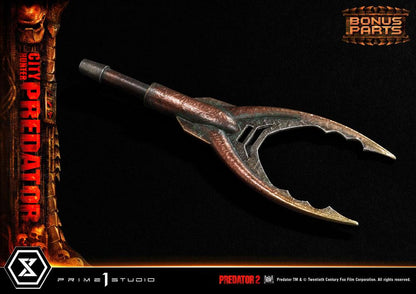 PRIME 1 STUDIOS - Predator 2 Museum Masterline Statue 1:3 City Hunter Predator DeLuxe Bonus Ver
