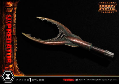 PRIME 1 STUDIOS - Predator 2 Museum Masterline Statue 1:3 City Hunter Predator DeLuxe Bonus Ver