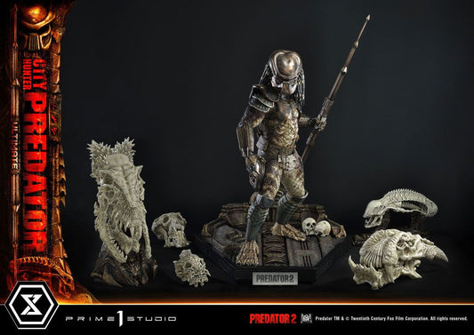 PRIME 1 STUDIOS - Predator 2 Museum Masterline Statue 1:3 City Hunter Predator Ultimate Bonus Ver