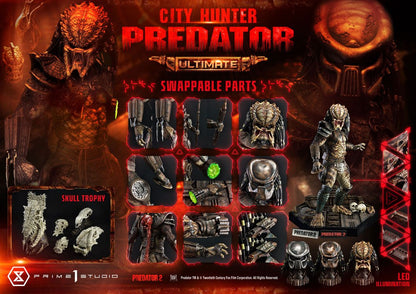 PRIME 1 STUDIOS - Predator 2 Museum Masterline Statue 1:3 City Hunter Predator Ultimate Bonus Ver