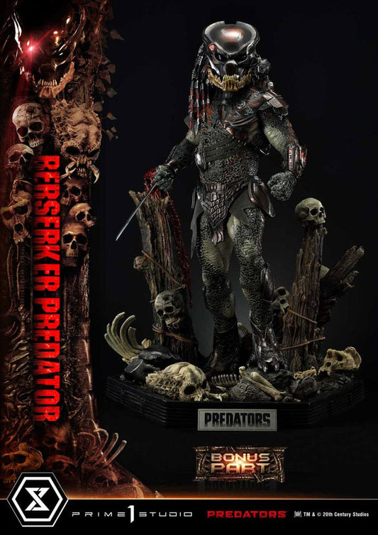 PRIME 1 STUDIOS - Predators Statue Berserker Predator DeLuxe Bonus Ver