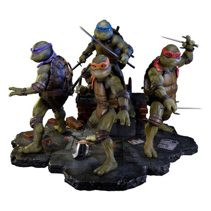 PRIME 1 STUDIOS - TMNT Teenager Mutant Ninja Turtles 1990 Statue Sideshow EXCLUSIVE