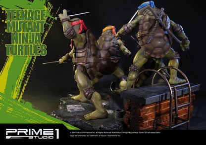 PRIME 1 STUDIOS - TMNT Teenager Mutant Ninja Turtles 1990 Statue Sideshow EXCLUSIVE