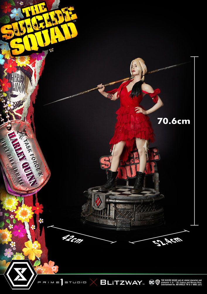 PRIME 1 STUDIOS - Dc Comics - The Suicide Squad Statue 1:3 Harley Quinn Bonus Ver