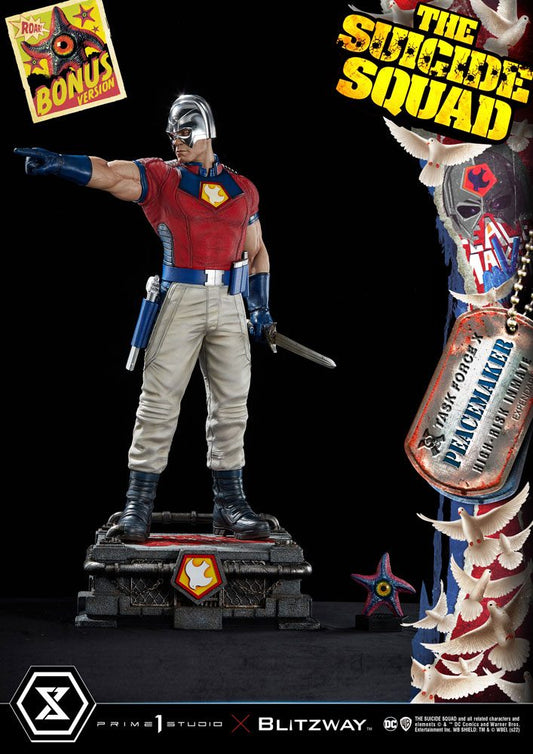 PRIME 1 STUDIOS - Dc Comics - The Suicide Squad Statue 1:3 Peacemaker Bonus Ver