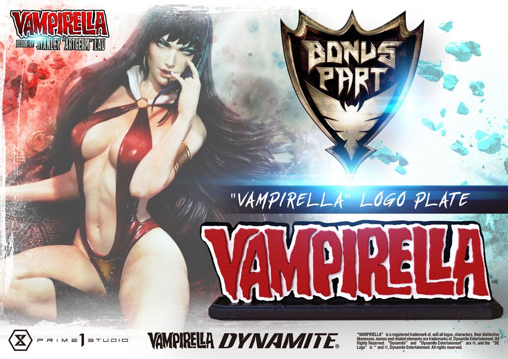 PRIME 1 STUDIOS - Dynamite Entertainment Statue 1:3 Vampirella Design by Stanley Artgerm Lau Bonus Ver