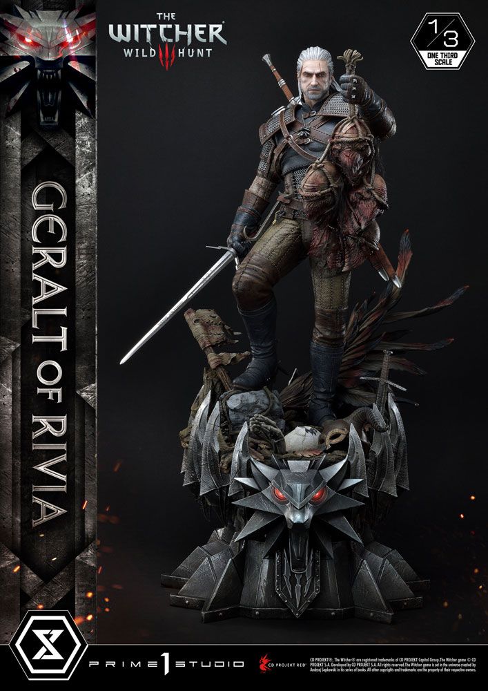 PRIME 1 STUDIOS - Witcher 3 Wild Hunt Statue 1:3 Geralt von Riva