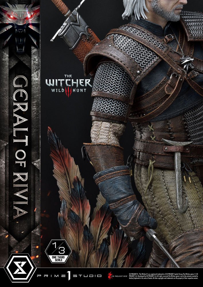 PRIME 1 STUDIOS - Witcher 3 Wild Hunt Statue 1:3 Geralt von Riva
