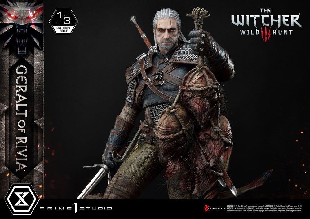 PRIME 1 STUDIOS - Witcher 3 Wild Hunt Statue 1:3 Geralt von Riva