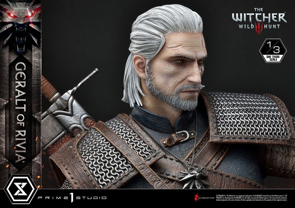 PRIME 1 STUDIOS - Witcher 3 Wild Hunt Statue 1:3 Geralt von Riva