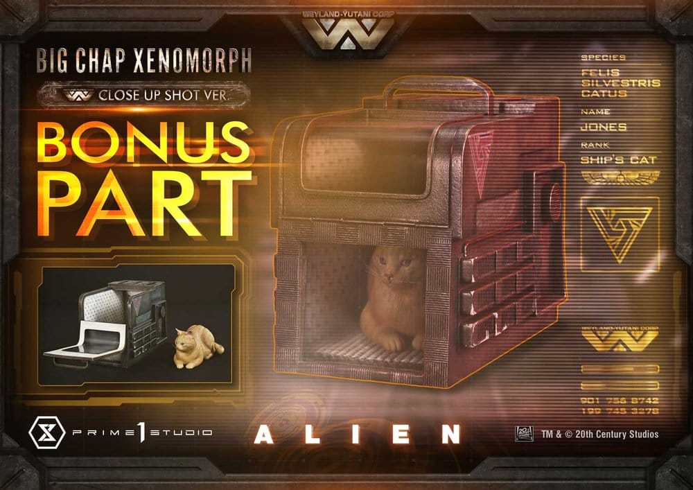 PRIME 1 - Alien (Film) Museum Masterline XL Statue 1/3 Big Chap Xenomorph Close Up Shot Ver. DX Bonus Version