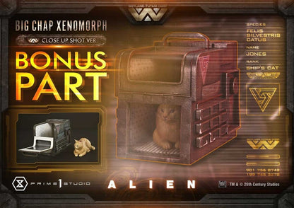 PRIME 1 - Alien (Film) Museum Masterline XL Statue 1/3 Big Chap Xenomorph Close Up Shot Ver. DX Bonus Version