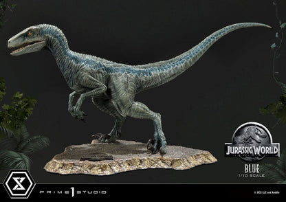 PRIME 1 STUDIOS - Jurassic World Fallen Kingdom Prime Collectibles Statue 1:10 Blue (Open Mouth Ver)