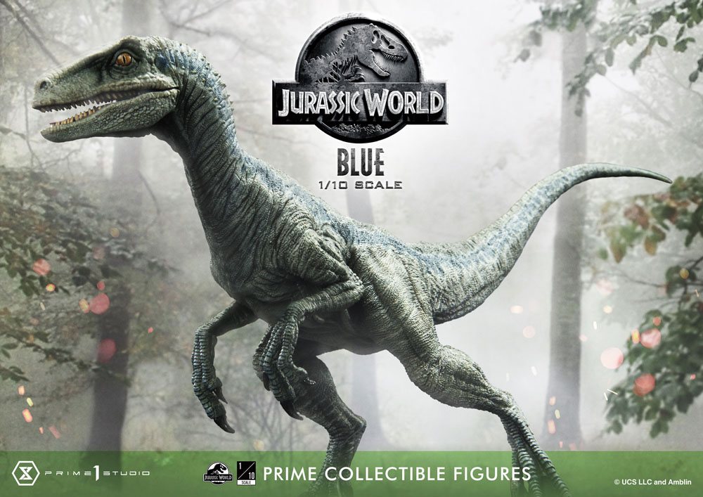 PRIME 1 STUDIOS - Jurassic World Fallen Kingdom Prime Collectibles Statue 1:10 Blue (Open Mouth Ver)