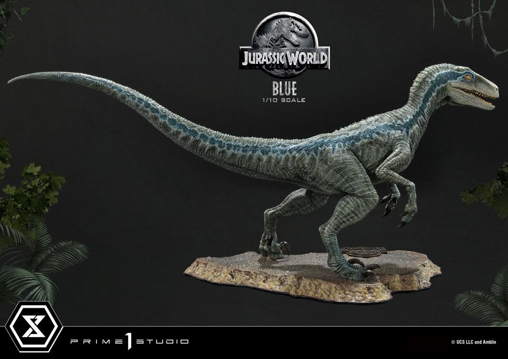 PRIME 1 STUDIOS - Jurassic World Fallen Kingdom Prime Collectibles Statue 1:10 Blue (Open Mouth Ver)