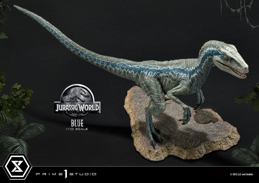 PRIME 1 STUDIOS - Jurassic World Fallen Kingdom Prime Collectibles Statue 1:10 Blue (Open Mouth Ver)