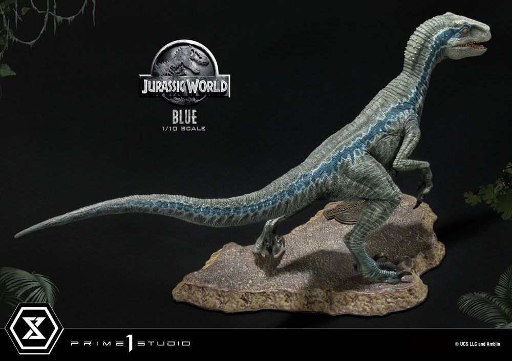 PRIME 1 STUDIOS - Jurassic World Fallen Kingdom Prime Collectibles Statue 1:10 Blue (Open Mouth Ver)