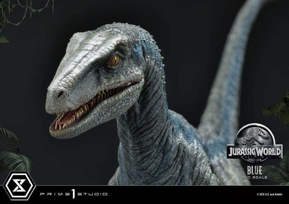 PRIME 1 STUDIOS - Jurassic World Fallen Kingdom Prime Collectibles Statue 1:10 Blue (Open Mouth Ver)