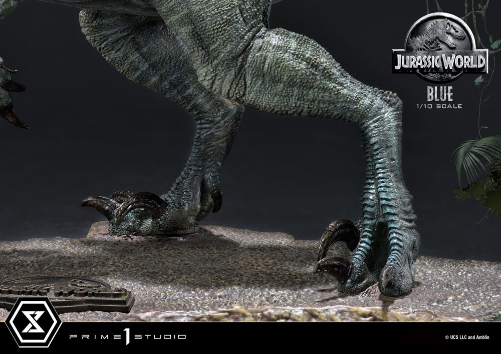 PRIME 1 STUDIOS - Jurassic World Fallen Kingdom Prime Collectibles Statue 1:10 Blue (Open Mouth Ver)