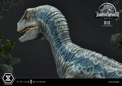 PRIME 1 STUDIOS - Jurassic World Fallen Kingdom Prime Collectibles Statue 1:10 Blue (Open Mouth Ver)