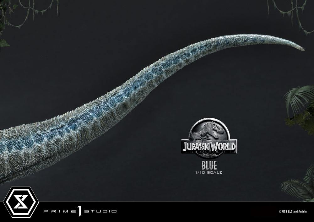 PRIME 1 STUDIOS - Jurassic World Fallen Kingdom Prime Collectibles Statue 1:10 Blue (Open Mouth Ver)