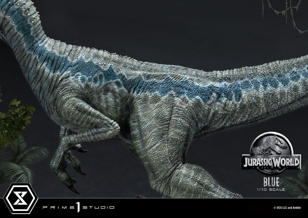 PRIME 1 STUDIOS - Jurassic World Fallen Kingdom Prime Collectibles Statue 1:10 Blue (Open Mouth Ver)