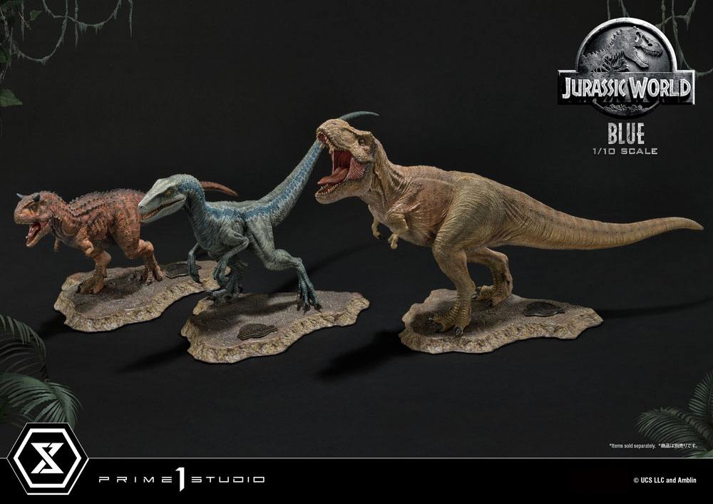 PRIME 1 STUDIOS - Jurassic World Fallen Kingdom Prime Collectibles Statue 1:10 Blue (Open Mouth Ver)