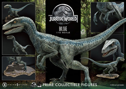 PRIME 1 STUDIOS - Jurassic World Fallen Kingdom Prime Collectibles Statue 1:10 Blue (Open Mouth Ver)