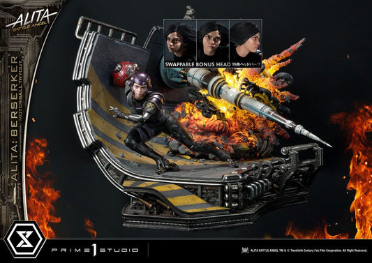 PRIME 1 STUDIOS - Alita Battle Angel Statue 1:4 Alita Berserker Motorball Tryout Bonus Ver