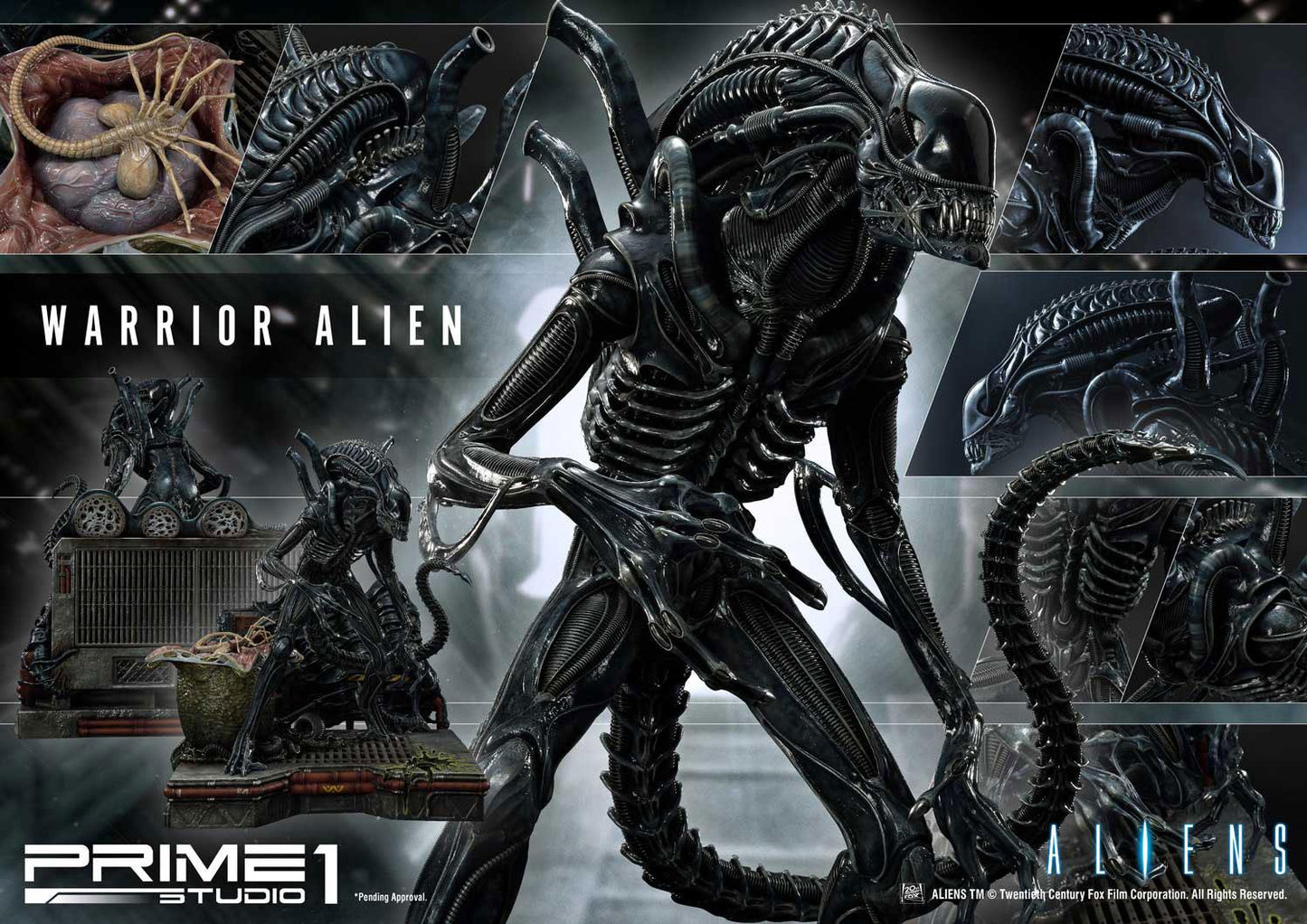 PRIME 1 STUDIOS - Aliens Premium Masterline Series Statue Warrior Alien