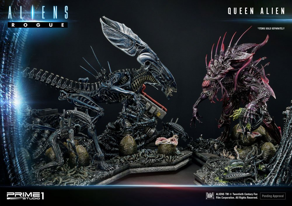 PRIME 1 STUDIOS - Aliens Premium Masterline Series Statue Queen Alien Battle Diorama