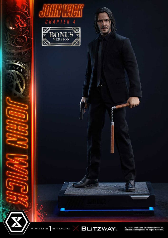 PRIME 1 STUDIOS - John Wick Chapter 4 Ultimate Premium Masterline Series Statue 1:4 John Wick Deluxe Bonus Version