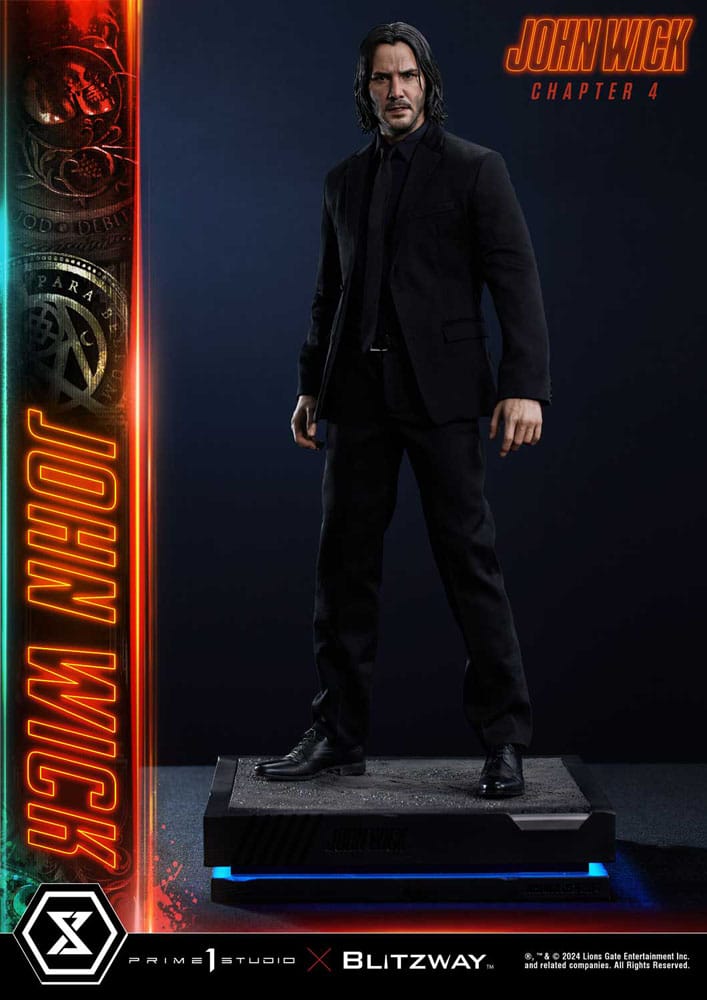 PRIME 1 STUDIOS - John Wick Chapter 4 Ultimate Premium Masterline Series Statue 1:4 John Wick Deluxe Bonus Version